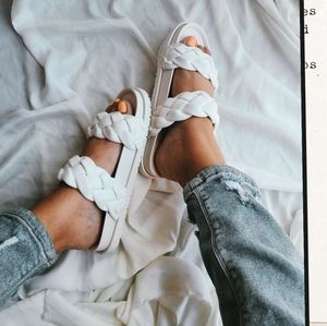 Braided Sandal - white - BRAND NEW - perfect for beach